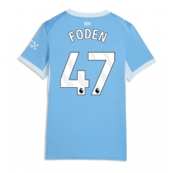 Strój piłkarski Manchester City Phil Foden #47 Koszulka Podstawowej damskie 2026-27 Krótki Rękaw