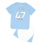 Strój piłkarski Manchester City Phil Foden #47 Koszulka Podstawowej dziecięce 2023-24 Krótki Rękaw (+ Krótkie spodenki)