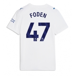 Strój piłkarski Manchester City Phil Foden #47 Koszulka Trzeciej damskie 2026-27 Krótki Rękaw