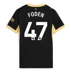 Strój piłkarski Manchester City Phil Foden #47 Koszulka Wyjazdowej damskie 2026-27 Krótki Rękaw