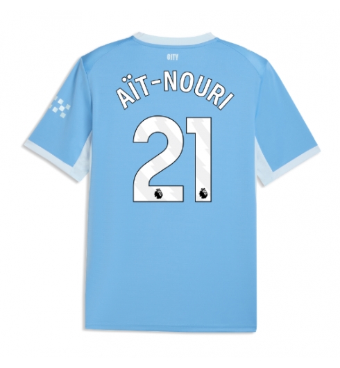 Strój piłkarski Manchester City Rayan Ait-Nouri #21 Koszulka Podstawowej 2026-27 Krótki Rękaw Strój piłkarski Manchester City Rayan Ait-Nouri #21 Koszulka Podstawowej 2026-27 Krótki Rękaw