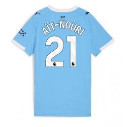 Strój piłkarski Manchester City Rayan Ait-Nouri #21 Koszulka Podstawowej damskie 2025-26 Krótki Rękaw