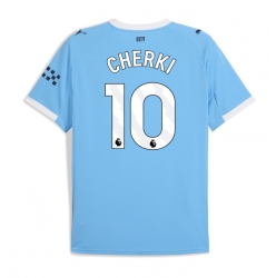 Strój piłkarski Manchester City Rayan Cherki #10 Koszulka Podstawowej 2025-26 Krótki Rękaw