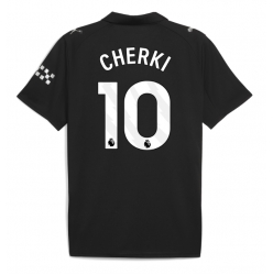 Strój piłkarski Manchester City Rayan Cherki #10 Koszulka Wyjazdowej 2025-26 Krótki Rękaw