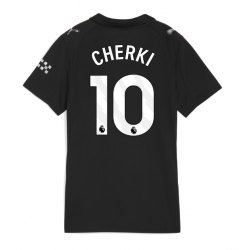 Strój piłkarski Manchester City Rayan Cherki #10 Koszulka Wyjazdowej damskie 2025-26 Krótki Rękaw