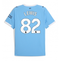 Strój piłkarski Manchester City Rico Lewis #82 Koszulka Podstawowej 2025-26 Krótki Rękaw