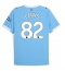 Strój piłkarski Manchester City Rico Lewis #82 Koszulka Podstawowej 2025-26 Krótki Rękaw