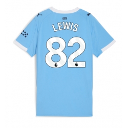 Strój piłkarski Manchester City Rico Lewis #82 Koszulka Podstawowej damskie 2025-26 Krótki Rękaw