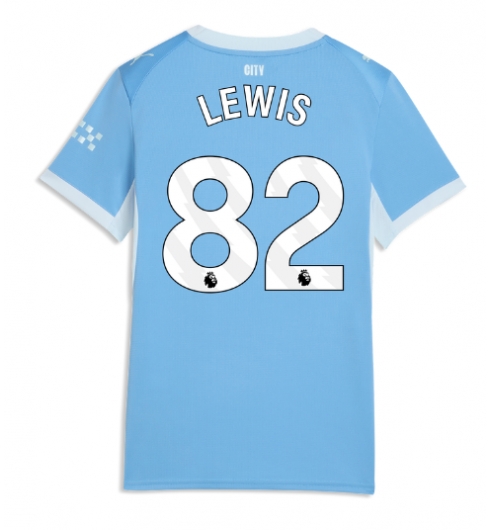 Strój piłkarski Manchester City Rico Lewis #82 Koszulka Podstawowej damskie 2026-27 Krótki Rękaw Strój piłkarski Manchester City Rico Lewis #82 Koszulka Podstawowej damskie 2026-27 Krótki Rękaw