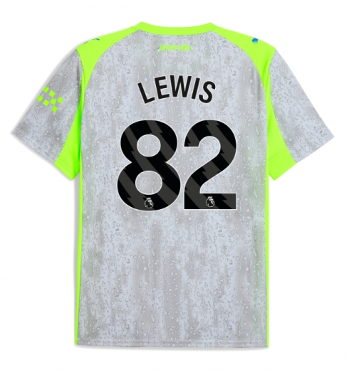Strój piłkarski Manchester City Rico Lewis #82 Koszulka Trzeciej 2025-26 Krótki Rękaw Strój piłkarski Manchester City Rico Lewis #82 Koszulka Trzeciej 2025-26 Krótki Rękaw