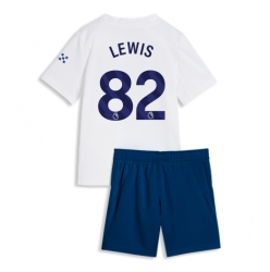 Strój piłkarski Manchester City Rico Lewis #82 Koszulka Trzeciej dziecięce 2026-27 Krótki Rękaw (+ Krótkie spodenki)