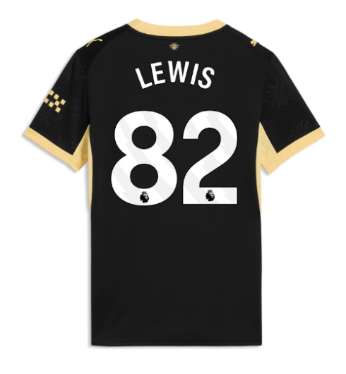 Strój piłkarski Manchester City Rico Lewis #82 Koszulka Wyjazdowej damskie 2026-27 Krótki Rękaw Strój piłkarski Manchester City Rico Lewis #82 Koszulka Wyjazdowej damskie 2026-27 Krótki Rękaw