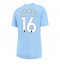 Strój piłkarski Manchester City Rodri Hernandez #16 Koszulka Podstawowej damskie 2023-24 Krótki Rękaw