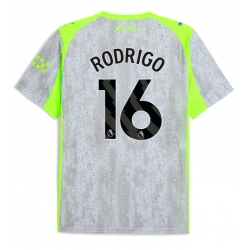 Strój piłkarski Manchester City Rodri Hernandez #16 Koszulka Trzeciej 2025-26 Krótki Rękaw