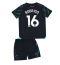 Strój piłkarski Manchester City Rodri Hernandez #16 Koszulka Trzeciej dziecięce 2023-24 Krótki Rękaw (+ Krótkie spodenki)