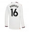 Strój piłkarski Manchester City Rodri Hernandez #16 Koszulka Wyjazdowej 2023-24 Długi Rękaw