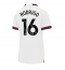 Strój piłkarski Manchester City Rodri Hernandez #16 Koszulka Wyjazdowej damskie 2023-24 Krótki Rękaw
