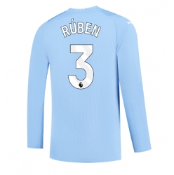 Strój piłkarski Manchester City Ruben Dias #3 Koszulka Podstawowej 2023-24 Długi Rękaw