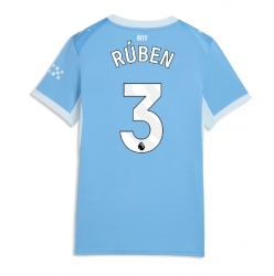 Strój piłkarski Manchester City Ruben Dias #3 Koszulka Podstawowej damskie 2026-27 Krótki Rękaw
