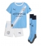Strój piłkarski Manchester City Ruben Dias #3 Koszulka Podstawowej dziecięce 2025-26 Krótki Rękaw (+ Krótkie spodenki)