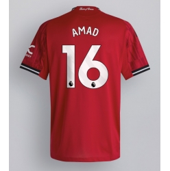 Strój piłkarski Manchester United Amad Diallo #16 Koszulka Podstawowej 2025-26 Krótki Rękaw