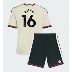 Strój piłkarski Manchester United Amad Diallo #16 Koszulka Trzeciej dziecięce 2026-27 Krótki Rękaw (+ Krótkie spodenki)