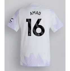 Strój piłkarski Manchester United Amad Diallo #16 Koszulka Wyjazdowej 2025-26 Krótki Rękaw