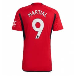 Strój piłkarski Manchester United Anthony Martial #9 Koszulka Podstawowej 2023-24 Krótki Rękaw