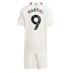 Strój piłkarski Manchester United Anthony Martial #9 Koszulka Trzeciej dziecięce 2023-24 Krótki Rękaw (+ Krótkie spodenki)