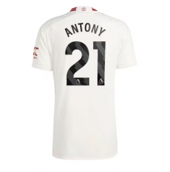 Strój piłkarski Manchester United Antony #21 Koszulka Trzeciej 2023-24 Krótki Rękaw
