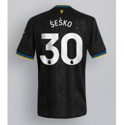 Strój piłkarski Manchester United Benjamin Sesko #30 Koszulka Trzeciej 2025-26 Krótki Rękaw