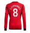 Strój piłkarski Manchester United Bruno Fernandes #8 Koszulka Podstawowej 2023-24 Długi Rękaw