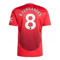 Strój piłkarski Manchester United Bruno Fernandes #8 Koszulka Podstawowej 2024-25 Krótki Rękaw
