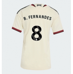 Strój piłkarski Manchester United Bruno Fernandes #8 Koszulka Trzeciej damskie 2026-27 Krótki Rękaw