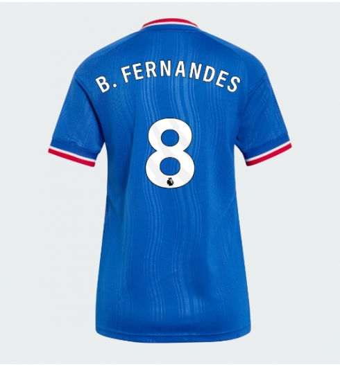 Strój piłkarski Manchester United Bruno Fernandes #8 Koszulka Wyjazdowej damskie 2026-27 Krótki Rękaw Strój piłkarski Manchester United Bruno Fernandes #8 Koszulka Wyjazdowej damskie 2026-27 Krótki Rękaw