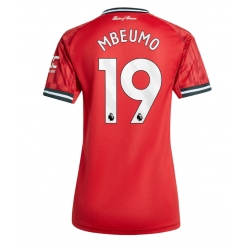 Strój piłkarski Manchester United Bryan Mbeumo #19 Koszulka Podstawowej damskie 2025-26 Krótki Rękaw
