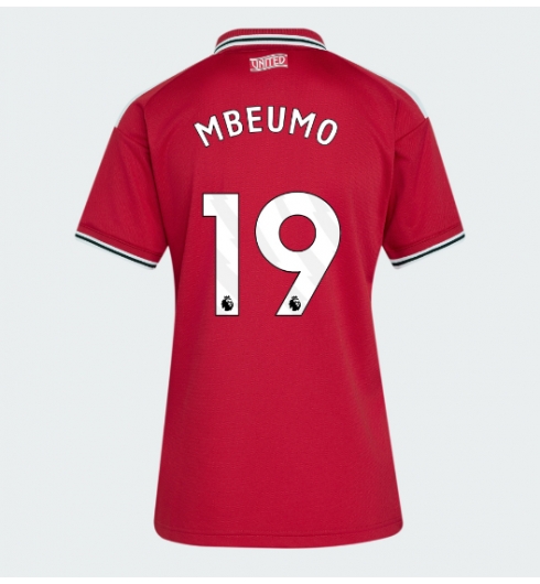 Strój piłkarski Manchester United Bryan Mbeumo #19 Koszulka Podstawowej damskie 2026-27 Krótki Rękaw Strój piłkarski Manchester United Bryan Mbeumo #19 Koszulka Podstawowej damskie 2026-27 Krótki Rękaw
