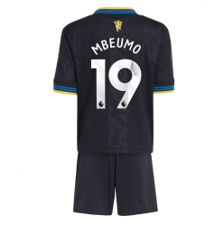 Strój piłkarski Manchester United Bryan Mbeumo #19 Koszulka Trzeciej dziecięce 2025-26 Krótki Rękaw (+ Krótkie spodenki)
