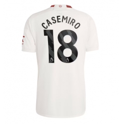 Strój piłkarski Manchester United Casemiro #18 Koszulka Trzeciej 2023-24 Krótki Rękaw