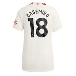 Strój piłkarski Manchester United Casemiro #18 Koszulka Trzeciej damskie 2023-24 Krótki Rękaw