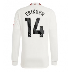 Strój piłkarski Manchester United Christian Eriksen #14 Koszulka Trzeciej 2023-24 Długi Rękaw