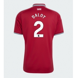 Strój piłkarski Manchester United Diogo Dalot #2 Koszulka Podstawowej 2026-27 Krótki Rękaw