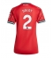 Strój piłkarski Manchester United Diogo Dalot #2 Koszulka Podstawowej damskie 2025-26 Krótki Rękaw