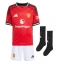 Strój piłkarski Manchester United Diogo Dalot #2 Koszulka Podstawowej dziecięce 2025-26 Krótki Rękaw (+ Krótkie spodenki)