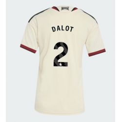 Strój piłkarski Manchester United Diogo Dalot #2 Koszulka Trzeciej damskie 2026-27 Krótki Rękaw