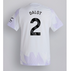 Strój piłkarski Manchester United Diogo Dalot #2 Koszulka Wyjazdowej 2025-26 Krótki Rękaw