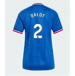 Strój piłkarski Manchester United Diogo Dalot #2 Koszulka Wyjazdowej damskie 2026-27 Krótki Rękaw