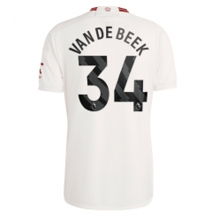 Strój piłkarski Manchester United Donny van de Beek #34 Koszulka Trzeciej 2023-24 Krótki Rękaw