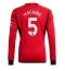 Strój piłkarski Manchester United Harry Maguire #5 Koszulka Podstawowej 2023-24 Długi Rękaw