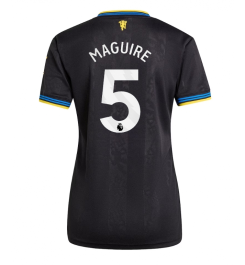 Strój piłkarski Manchester United Harry Maguire #5 Koszulka Trzeciej damskie 2025-26 Krótki Rękaw Strój piłkarski Manchester United Harry Maguire #5 Koszulka Trzeciej damskie 2025-26 Krótki Rękaw